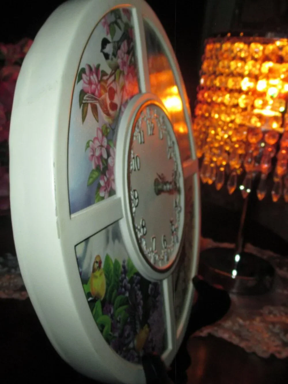 Birds & Flowers Clock
